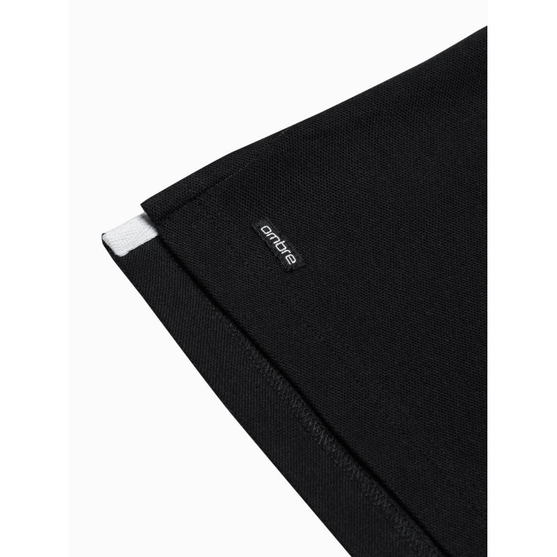 Pánska hladká polokošeľa PERCY čierna