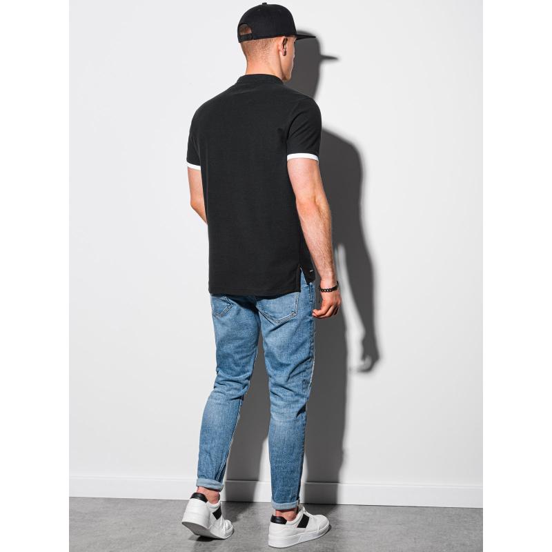 Pánska hladká polokošeľa PERCY čierna