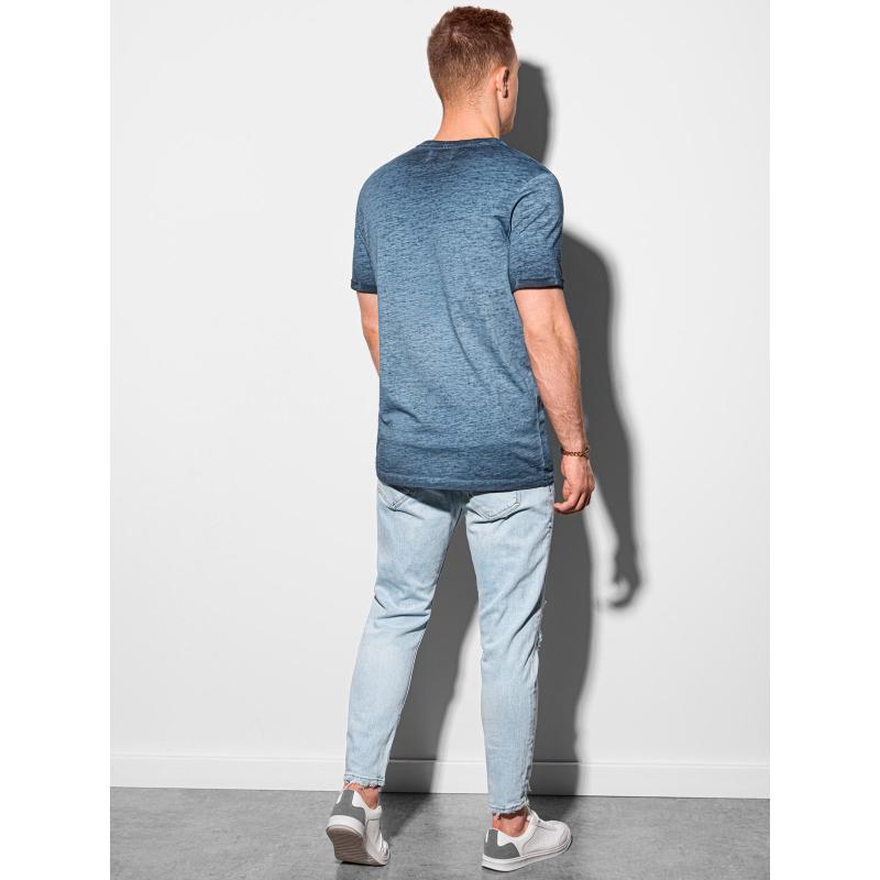 Férfi sima póló FLORUS sötétkék