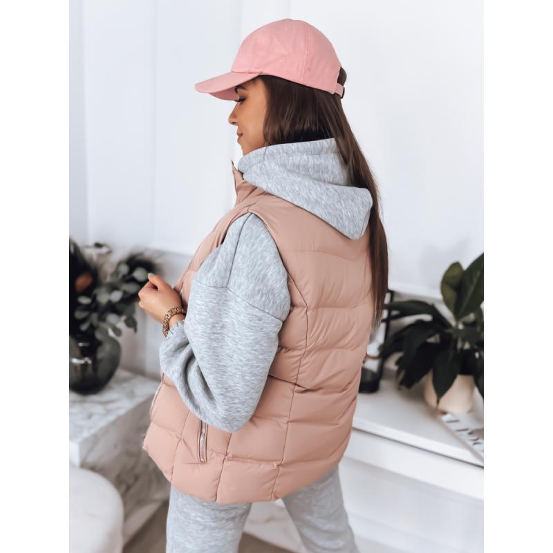 Dámská vesta prošívaná  MARIN růžová