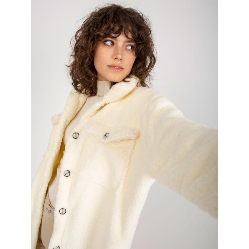 Dámská košile s límečkem RUE PARIS ecru