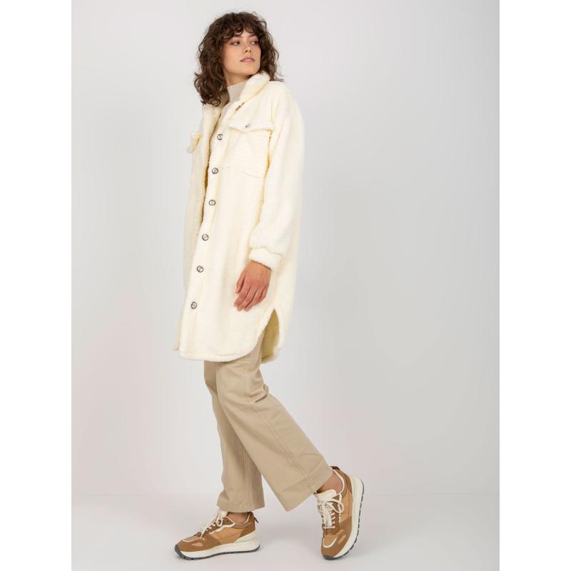 Dámská košile s límečkem RUE PARIS ecru