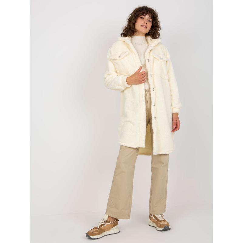 Dámská košile s límečkem RUE PARIS ecru