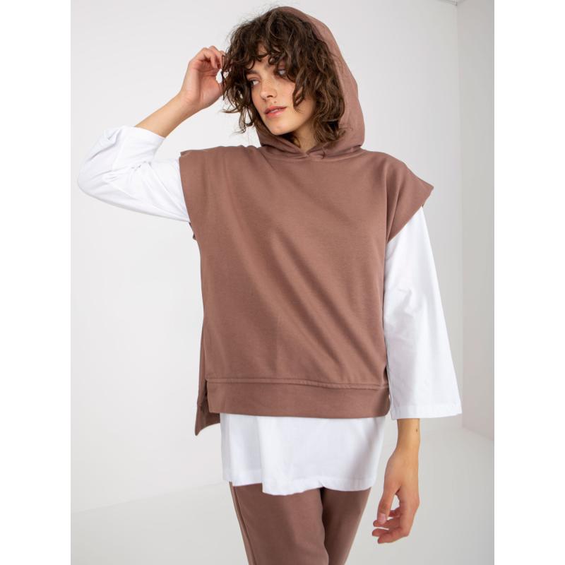 Női szett nadrággal TILDA barna