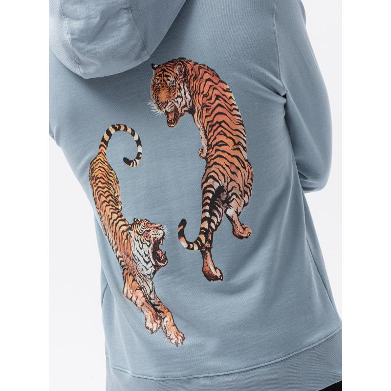 Pánska mikina s kapucňou -COMIC modrá