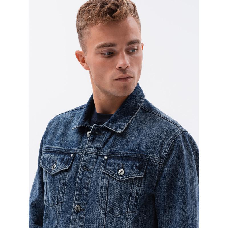 Férfi farmer dzseki DARCIO sötétkék