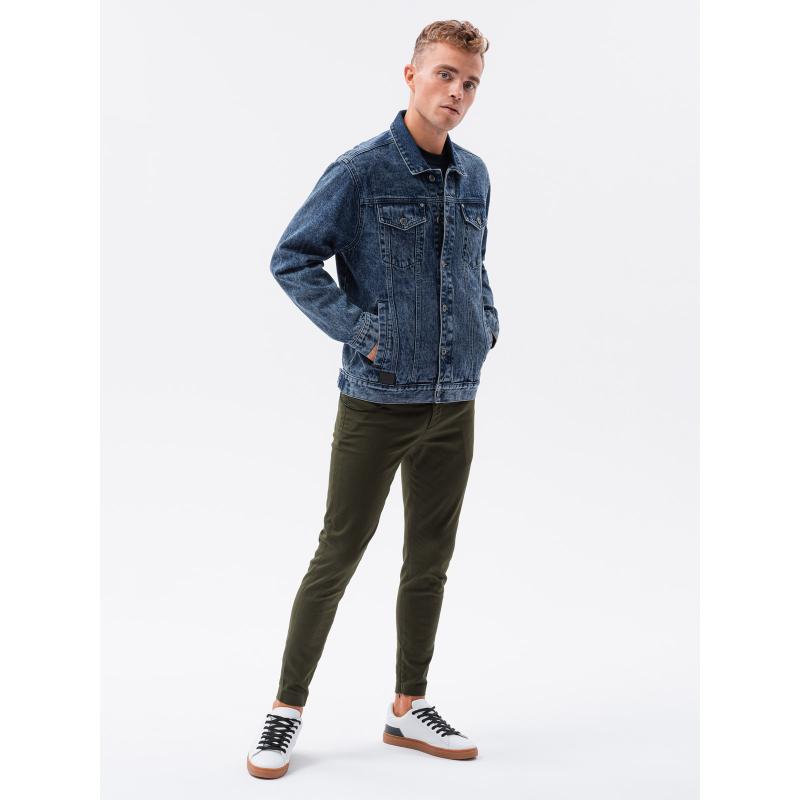 Férfi farmer dzseki DARCIO sötétkék