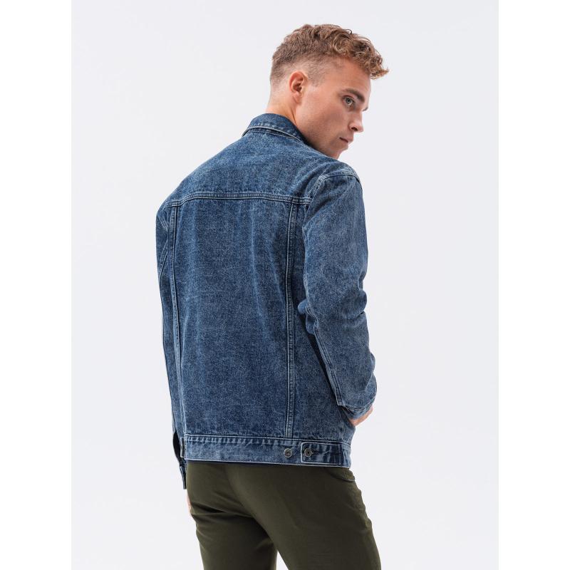 Férfi farmer dzseki DARCIO sötétkék
