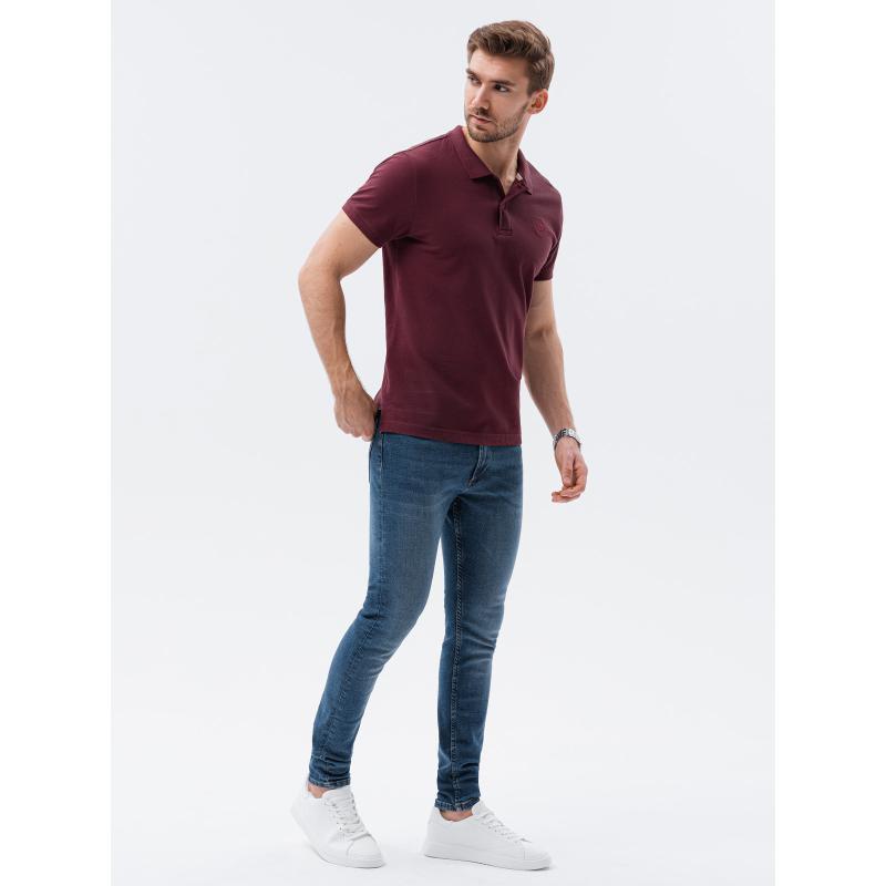 Pánska polokošeľa GILBERT vínová