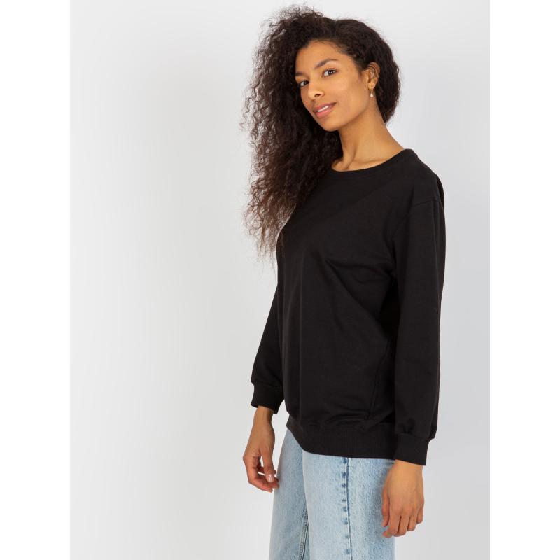 Dámská mikina s kapucí oversize DANIELA černá  