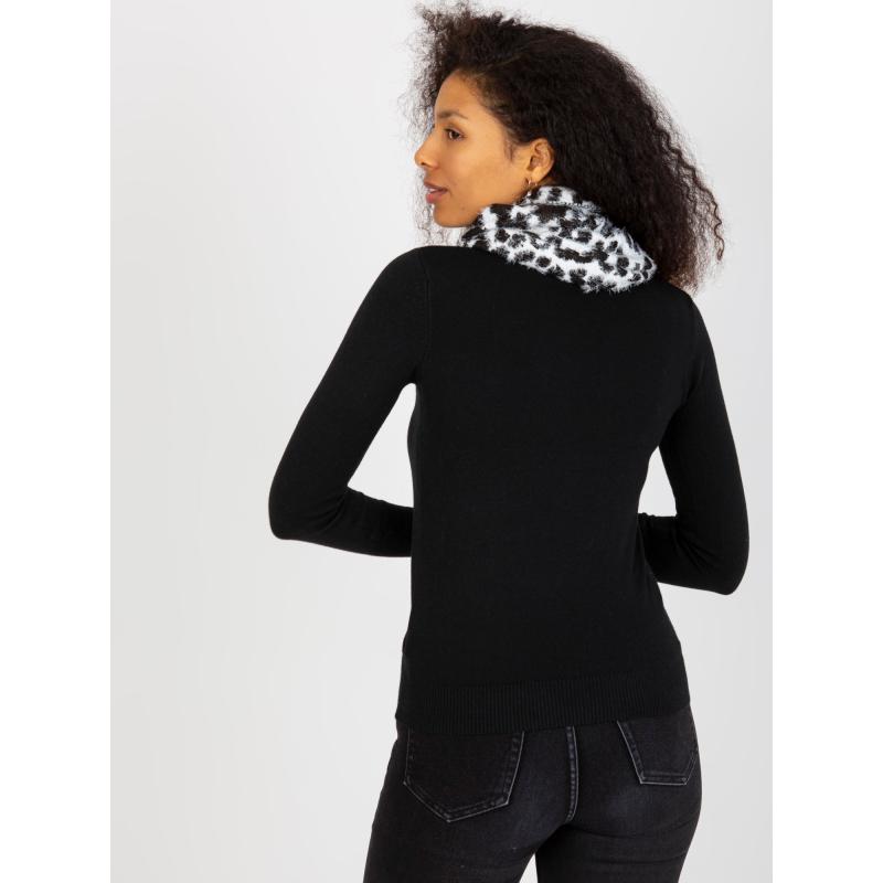 Dámský komín pro ženy se vzory RYLAN černobílý  