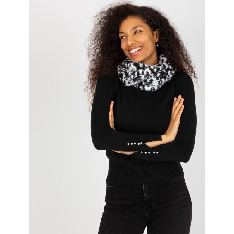 Dámský komín pro ženy se vzory RYLAN černobílý  