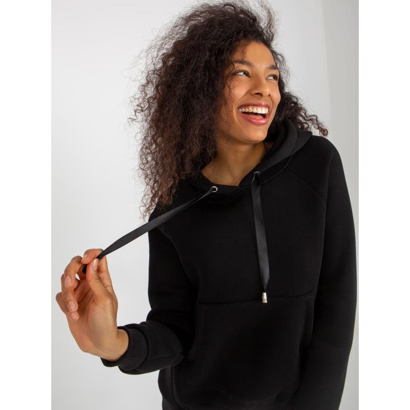 Dámska mikina so zaväzovaním OCH BELLA čierna