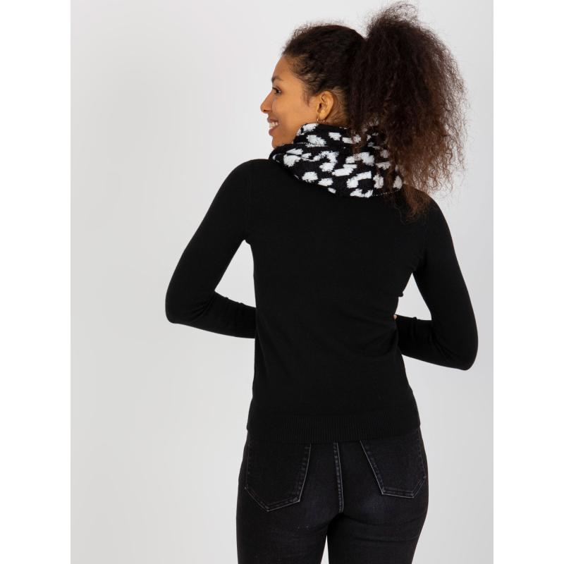 Dámský komín LISE černobílý