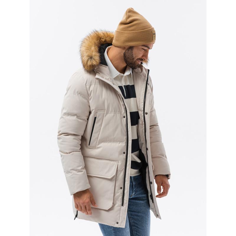 Pánská bunda zimní LIONELL ecru