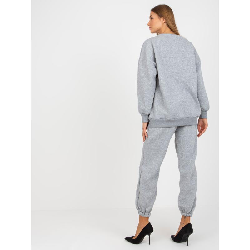 Dámská souprava s oversize mikinou PASCIA šedá 