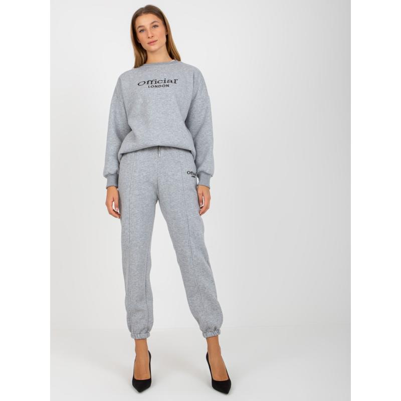 Dámská souprava s oversize mikinou PASCIA šedá 