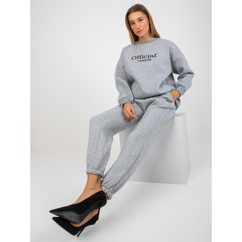 Dámská souprava s oversize mikinou PASCIA šedá 
