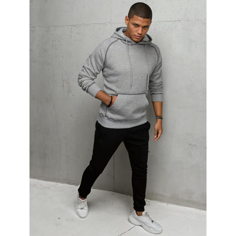 Pánska mikina ASA svetlo šedá