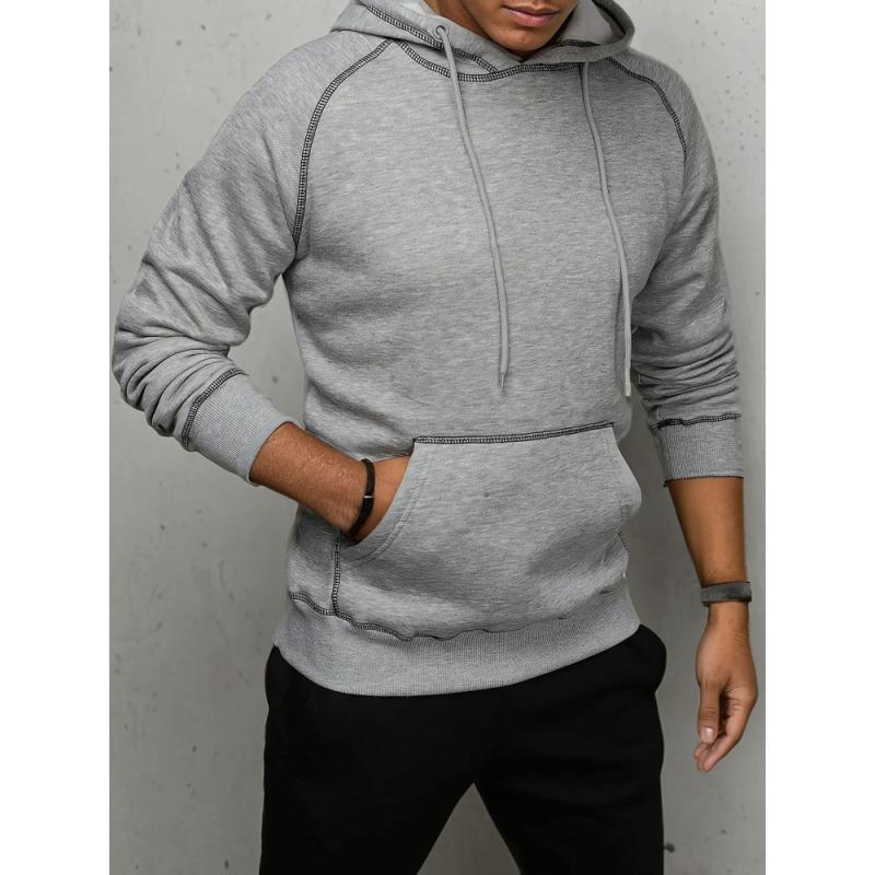 Pánska mikina ASA svetlo šedá