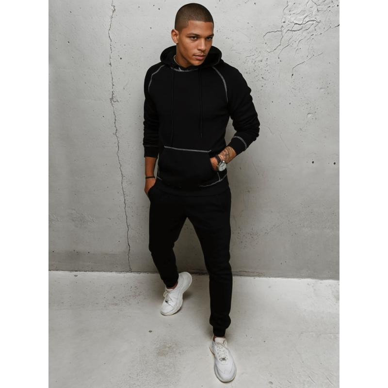 Férfi pulóver ASA fekete