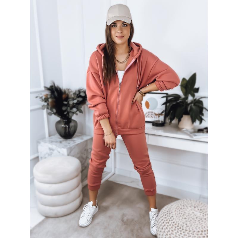 Dámská tepláková souprava AMILIA PREMIUM broskvová