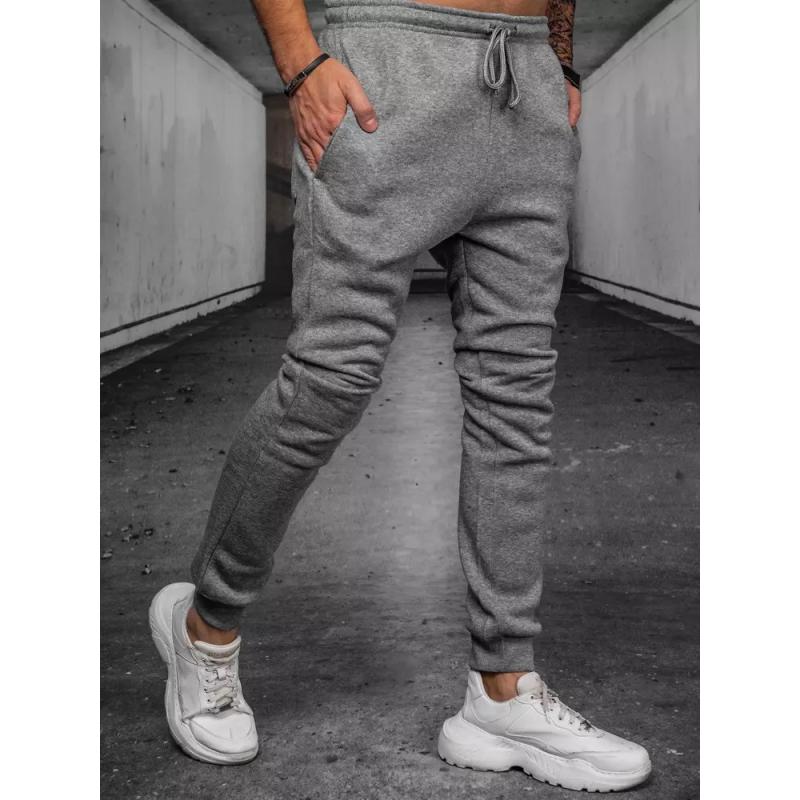 Férfi melegítőnadrág KEVIN világosszürke