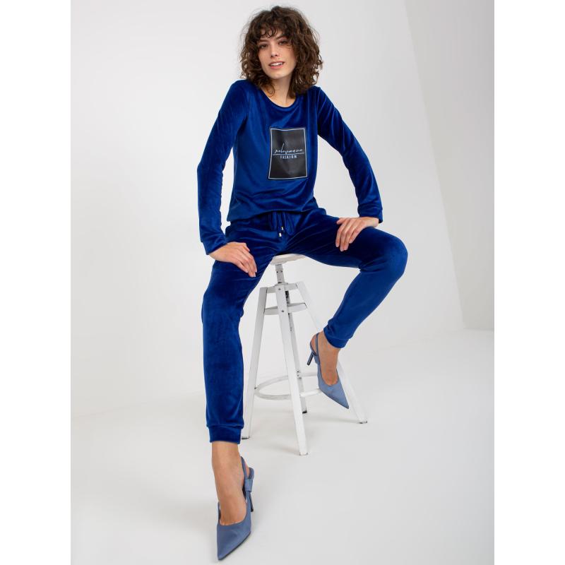 Női szett nadrággal CHER kobalt kék