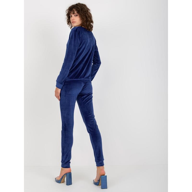 Női szett BETTINE applikációval kobaltkék színben