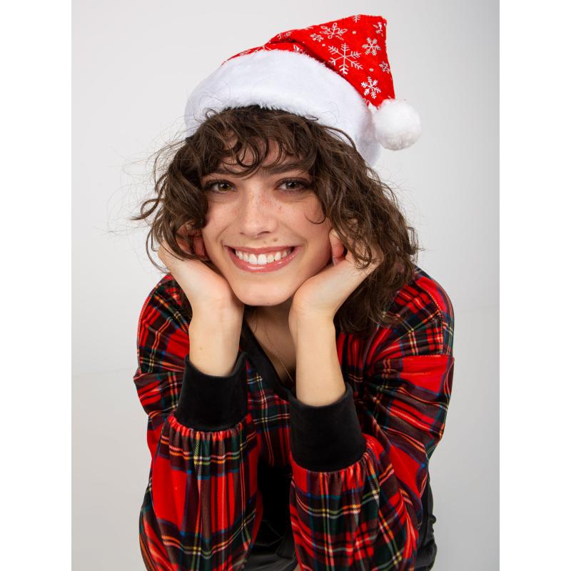 Női kockás blúz szett RUE PARIS piros