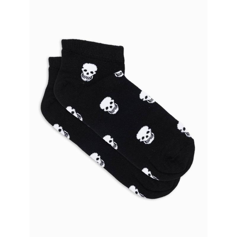 Pánske ponožky U177 - čierne / biele