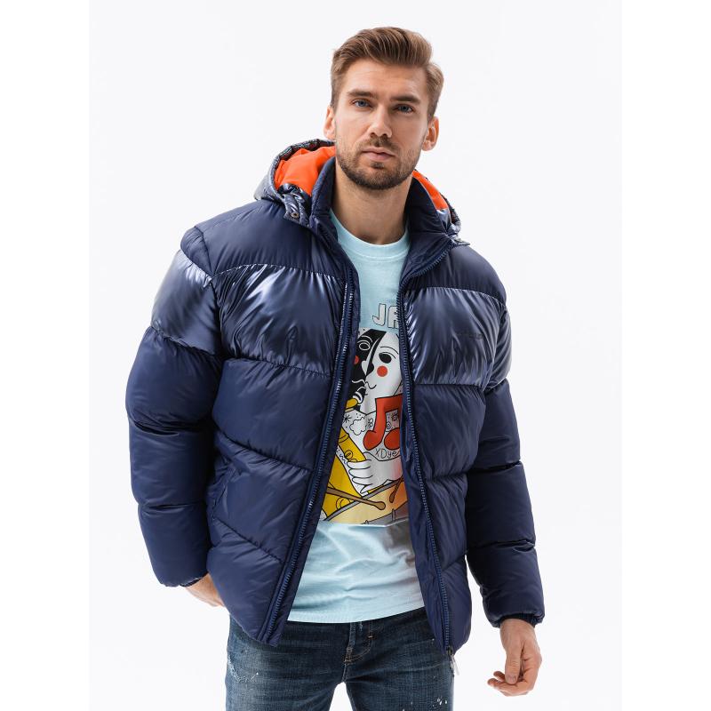 Pánská bunda zimní NORM tmavě modrá