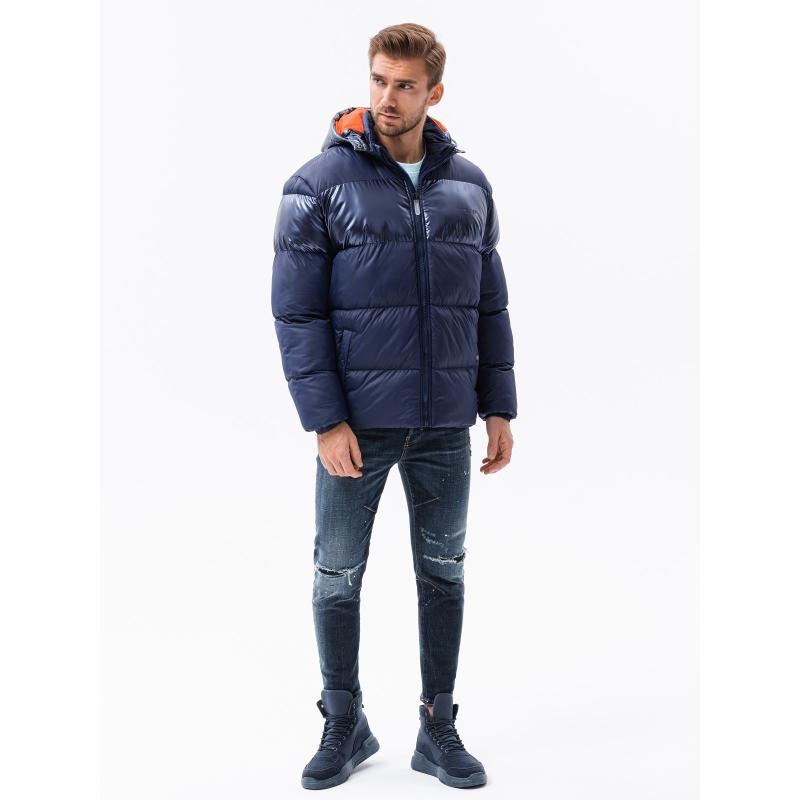 Pánská bunda zimní NORM tmavě modrá