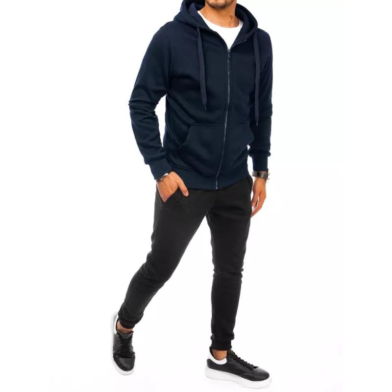 Pánská tepláková souprava LENA tmavě modrá a černá 