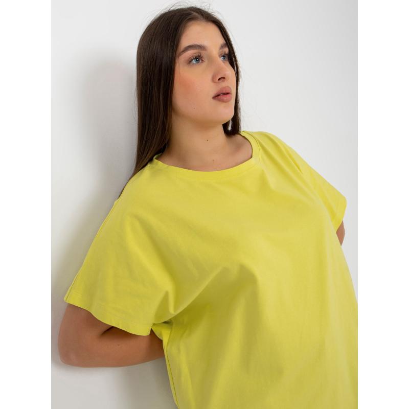 Női plus size póló BASIC világos bézs