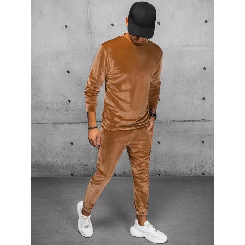 Férfi pulóver LANCE barna