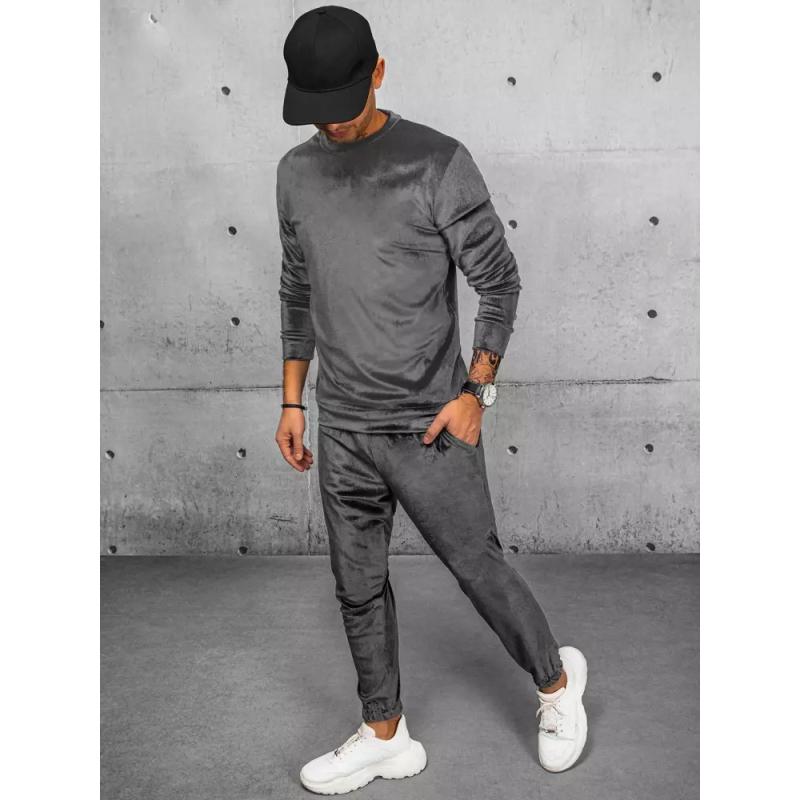 Férfi pulóver LANCE szürke