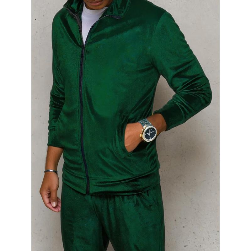 Férfi pulóver SYD zöld