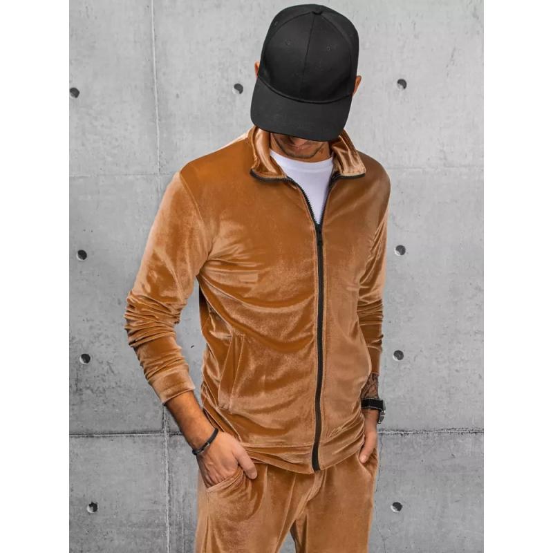 Pánská mikina BEAL hnědá