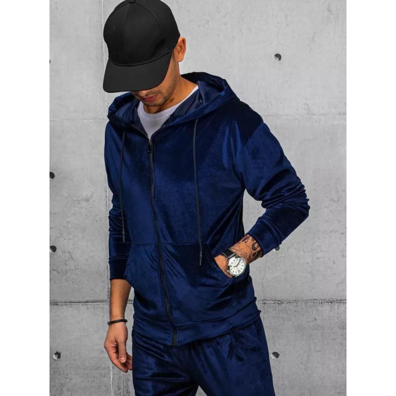 Pánská mikina BEAL tmavě modrá