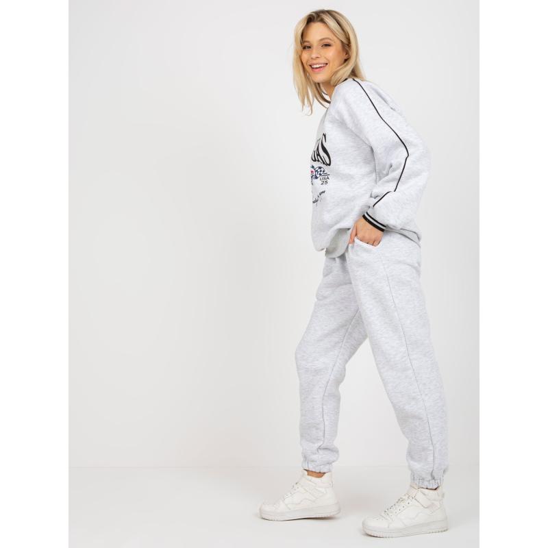 Női oversize szett SIRA világosszürke