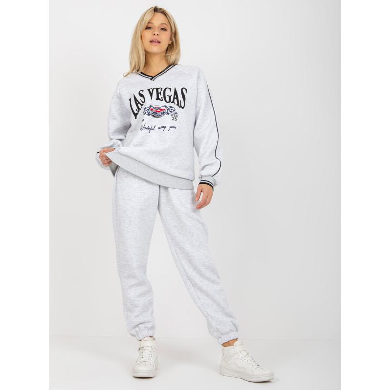 Női oversize szett SIRA világosszürke