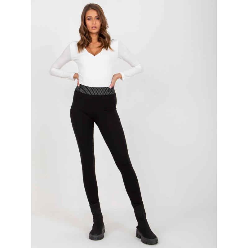 Dámské legíny z bavlny KAY černé  