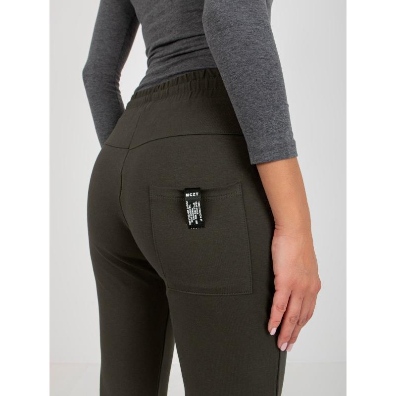Női melegítőnadrág zsebekkel LILI khaki színben