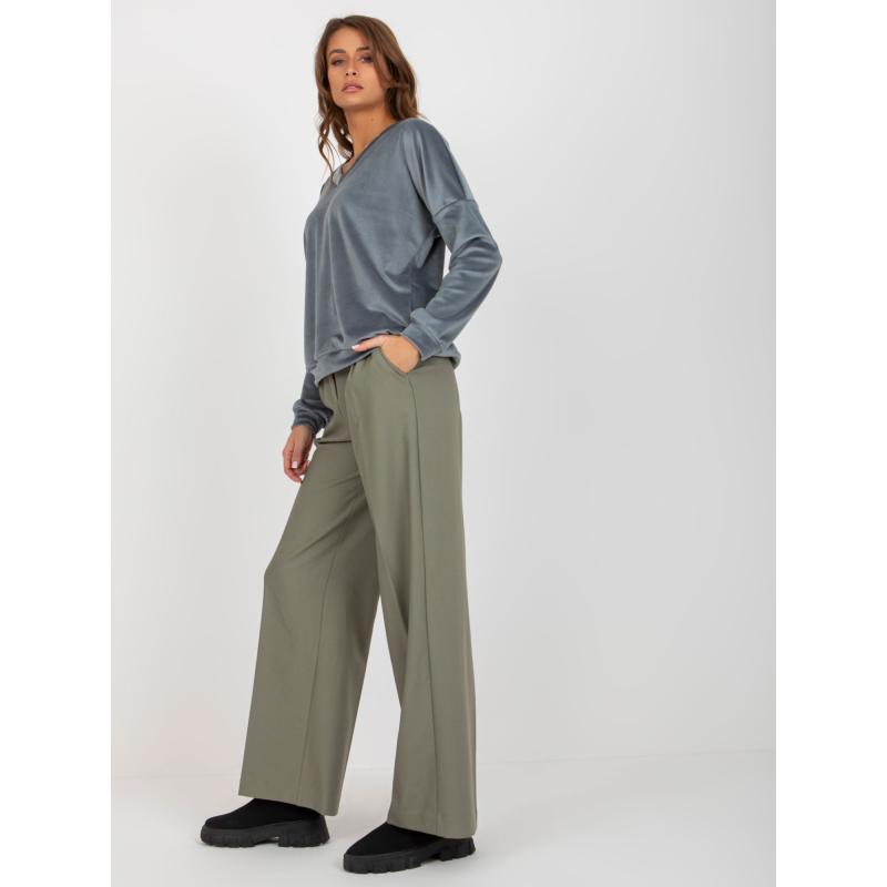 Dámská mikina bez kapuce EVIE modrá 