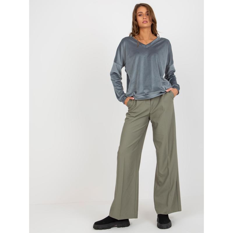 Dámská mikina bez kapuce EVIE modrá 