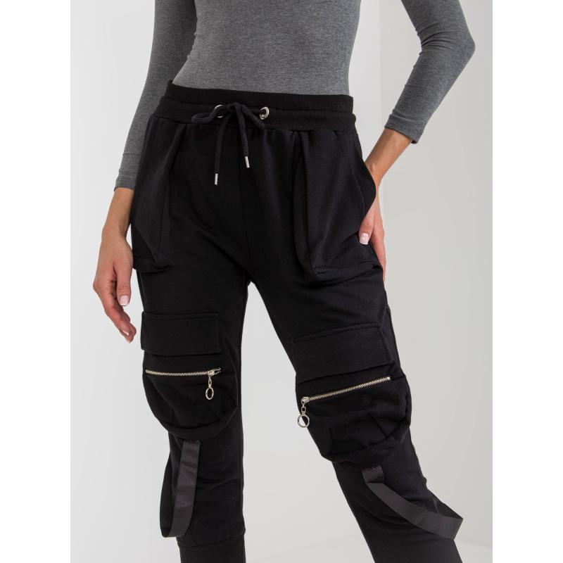 Dámske tepláky CARGO čierne