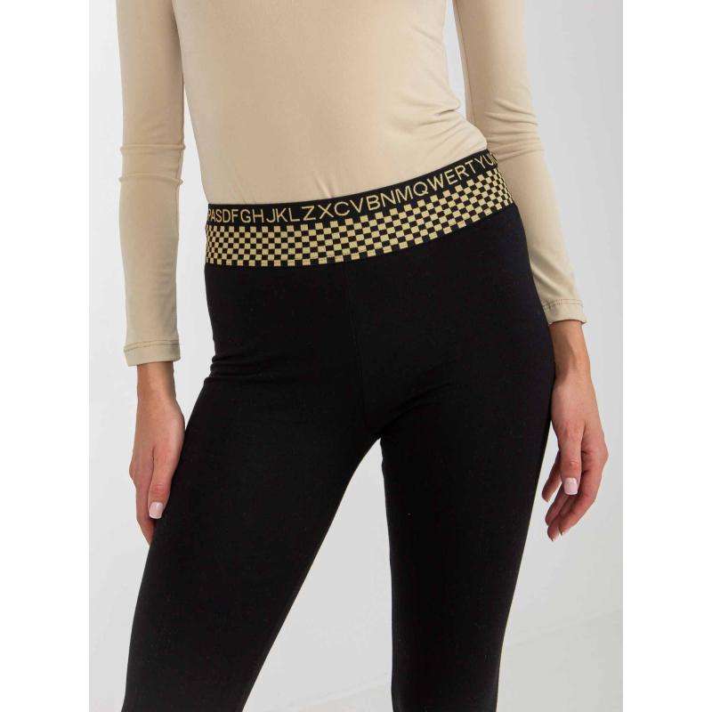 Dámské legíny bavlněné LORINDA černé 