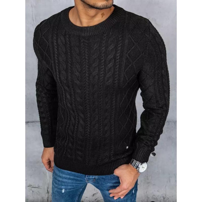 Pánsky sveter FREMAN čierny