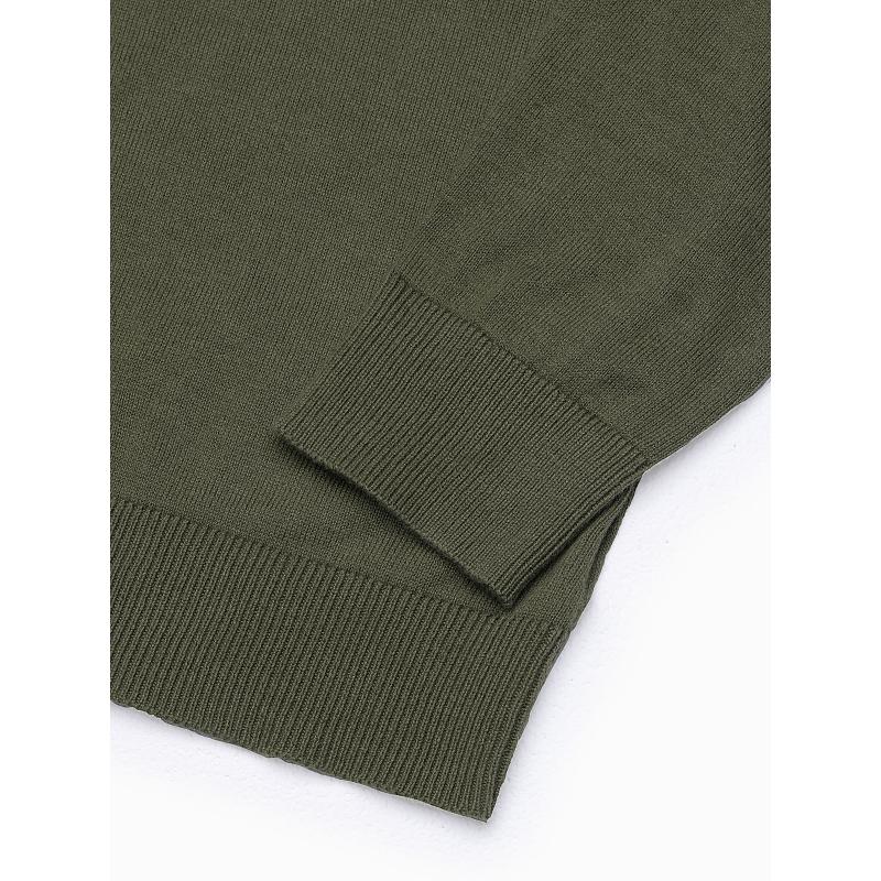 Férfi pulóver V5 oliva E120